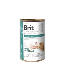 BRIT Grain Free Veterinary Care Sterilised 400 g tuunikala lambalihaga
