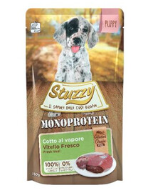 STUZZY Dog Monoprotein Veršiena šuniukams 150 g hipoalerginis maisto šunims