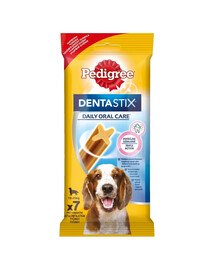 PEDIGREE DentaStix Daily Dental Care keskmist tõugu koertele hambaid hooldav maiuspala 180 g x10