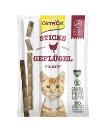 GIMCAT Pulgad Linnuliha 4 tk. linnuliha söögipulgad