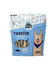 MR. BANDIT Twister kalakääre koertele 500 g