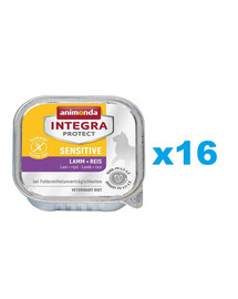 ANIMONDA Integra Sensitive lambaliha riisiga 16x100 g