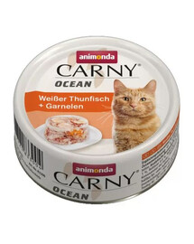 Animonda Carny Ocean valge tuunikala ja krevettidega 0.08 kg