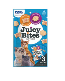 INABA Juicy Bites kassile kammkarbi ja krabi märg  maiuspala 33,9 g (3 x 11,3 g)