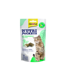 GIMCAT Nutri Pockets with Catnip 60 g koos kassimaaniaga
