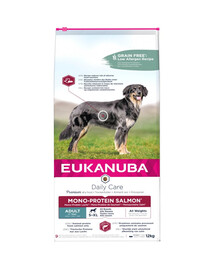 EUKANUBA Daily Care Adult Monoprotein Łosoś 12 kg monoproteiin lõhe kuivtoit täiskasvanud koertele