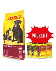 JOSERA JosiDog Regular Adult 15 kg +  4 konservi TASUTA