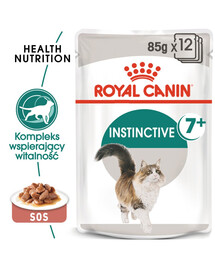 ROYAL CANIN Instinctive +7 kastmes 48x85g täiskasvanud kiuslikele kassidele