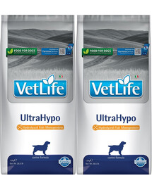 Farmina Vet Life UltraHypo koertele toitainete talumatuse vähendamiseks 12 kg x 2