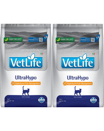 FARMINA Vet Life Cat UltraHypo kassitoit seedeprobleemidega kassidele 2 x 5 kg