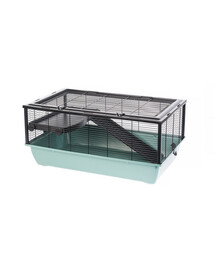 INTERZOO BOB + plastist näriliste puur 78 cm roheline