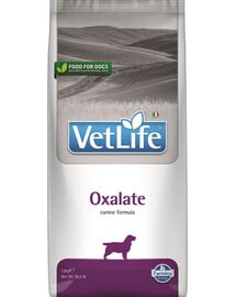 Farmina Vet Life Oxalate koertele oksalaat-, uraat- ja tsüstiinkivide vähendamiseks 12 кg