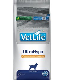 Farmina Vet Life UltraHypo koertele toitainete talumatuse vähendamiseks 12 kg