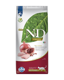 FARMINA N&D Prime  Kanaliha granaatõunatoiduga steriliseeritud kassidele 10 kg
