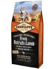CARNILOVE Ostrich & Lamb for Small Breed  6 kg