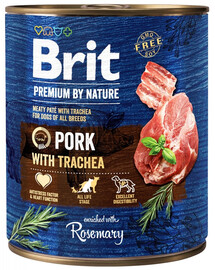 BRIT Premium by Nature 800 g sealiha ja söögitoru looduslik koeratoit