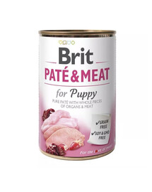 BRIT Pate&Meat puppy 400 g kutsikapasteet