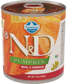 FARMINA N&D Dog quail&pumpkin 285 g