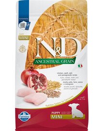 N&D Low Grain Chicken & Pomegranate Mini Puppy 2.5 kg
