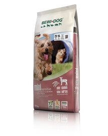 BEWI DOG Mini Sensitive 12,5 kg väikest tõugu koertele