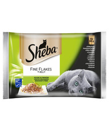 SHEBA Delicacy Fine Flakes Mix konservid 13x4x85 g