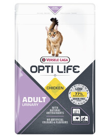 VERSELE-LAGA Opti Life Cat Adult Urinary Chicken 1 kg sööt, millel on eriline kaitse kuseteede jaoks