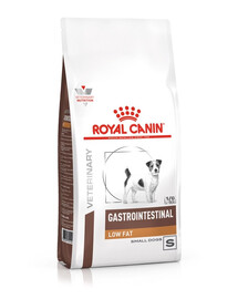 ROYAL CANIN Veterinary Gastrointestinal Low Fat Small Dog 8kg dieettoit väikestele koeratõugudele
