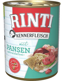 RINTI Kennerfleisch Rumen koos kõhutäiega 6x800 g
