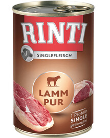 RINTI Singlefleisch Lamb Pure 6x400 g monoproteiinist lambaliha