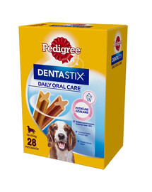Pedigree Dentastix keskmise suurusega koertele 180 g x16