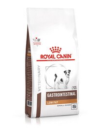 ROYAL CANIN Veterinary Gastrointestinal Low Fat Small Dog 1,5kg dieettoit väikestele koeratõugudele