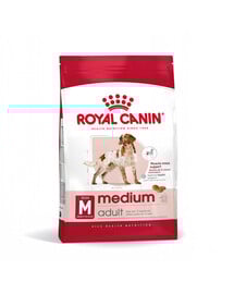 ROYAL CANIN Medium Adult 15kg kuivtoit täiskasvanud koertele, keskmistele tõugudele