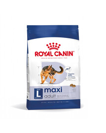 ROYAL CANIN Maxi Adult 10kg kuivtoit täiskasvanud koertele, kuni 5-aastastele, suurtele tõugudele.
