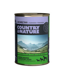 COUNTRY&NATURE Teraviljavaba lambalihasööt 400 g