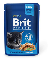 BRIT Premium Kitten Chicken kassipoegadele kotike 24 x 100 g