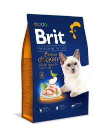 BRIT Cat Premium by Nature Indoor   chicken  kanlihaga 8 kg