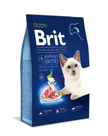 BRIT Cat Premium by Nature Sterilised lamb lambalihaga steriliseeritud kassidele 8 kg