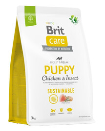 BRIT Care Sustainable kutsikastele kana ja putukatega 3 kg