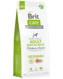 BRIT Care Sustainable Adult Medium Breed kana ja putukatega 12 kg