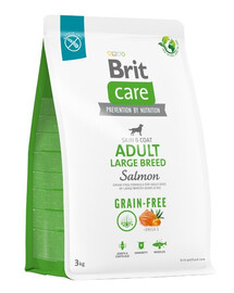 BRIT BRIT CARE Dog Grain-Free Adult large breed salmon  lõhega suurt tõugu täiskasvanud koertele 3 kg