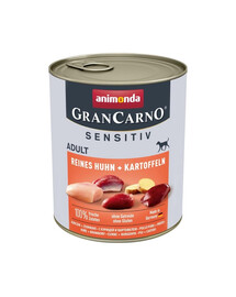 ANIMONDA Grancarno Sensitive konserv kanaliha ja kartuliga 800 g