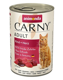 ANIMONDA Carny konserv veiseliha ja südametega 400 g