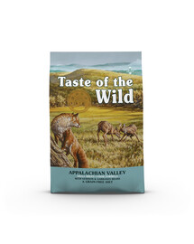 TASTE OF THE WILD Appalachian Valley Small Breeds 12,2 kg hirve ja kikerhernega + 2 kg toitu TASUTA