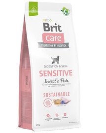 BRIT Care Sustainable Sensitive Insect & Fish täiskasvanud koertele putukate ja kaladega 12kg