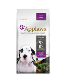 APPLAWS Large puppy kanalihaga 2 kg kuivtoit suurt tõugu kutsikatele