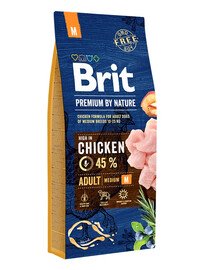 BRIT Premium By Nature Adult Medium M Chicken15 kg