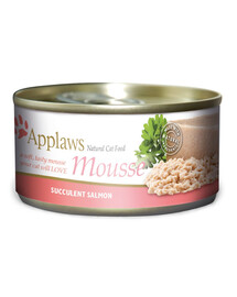APPLAWS Cat Mousse Tin 70 g Salmon kasside märgtoit lõhega