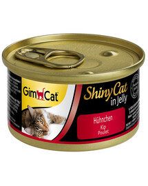 GIMCAT Shiny Cat Chicken in Jelly 70 g kana želees
