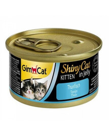 GIMCAT Shiny Cat Kitten Tuna 70 g tuunikala želees kassipoegadele