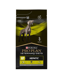 PURINA PRO PLAN Veterinary Diets Canine HP Hepatic on dieettoit koerte maksahaiguste raviks 3 kg